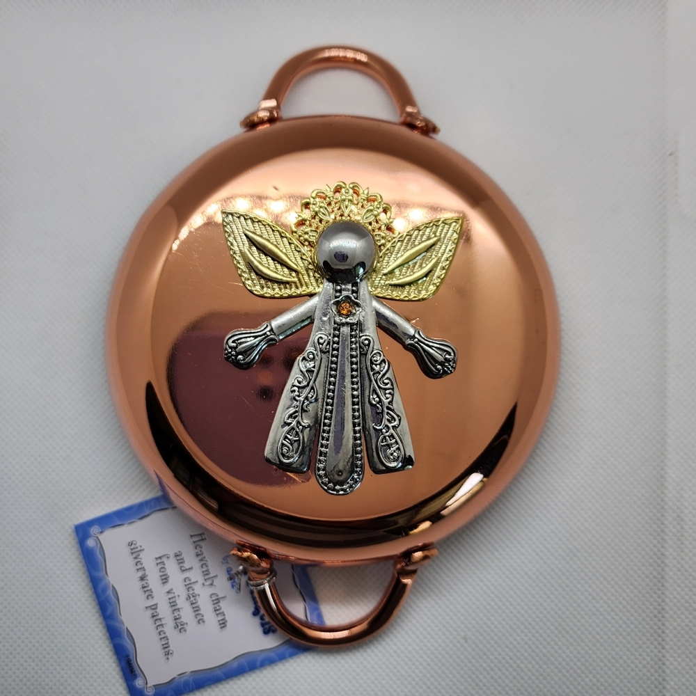 Ganz Heirloom Angels Copper Display Pan